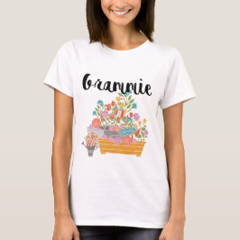 Grammie Flower Garden Design T-Shirt