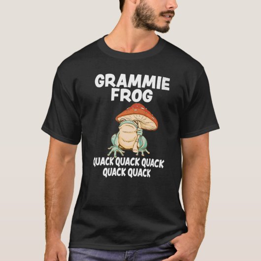 Grammie Frog Animal Puppe Liebe Amphibien Toad Fro T-Shirt (Vorderseite)