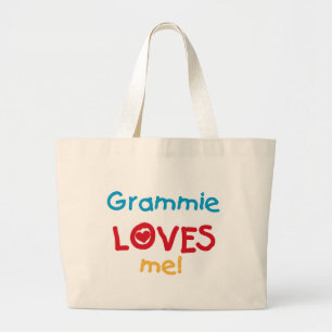 Grammie Lieben Me T - Shirt und Geschenke Jumbo Stoffbeutel