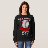 Grammie of the Birthday Boy Baseball Theme Sweatshirt (Vorne ganz)