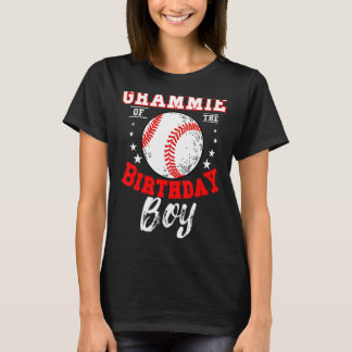 Grammie of the Birthday Boy Baseball Theme T-Shirt