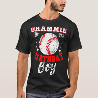 Grammie of the Birthday Boy Baseball Theme T-Shirt