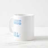 Grammie Of The Birthday Girl Snowflakes Winter Chr Kaffeetasse (Vorderseite Links)