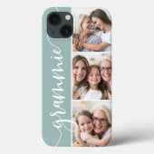 Grammie Script Grandma Foto Collage Case-Mate iPhone Hülle (Rückseite)