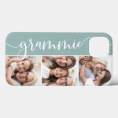 Grammie Script Grandma Foto Collage Case-Mate iPhone Hülle (Rückseite (Horizontal))