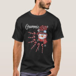 Grammie Snowman Candy Cane Christmas Red Kariert H T-Shirt<br><div class="desc">Grammie Snowman Candy Cane Christmas Red Kariert Hat</div>