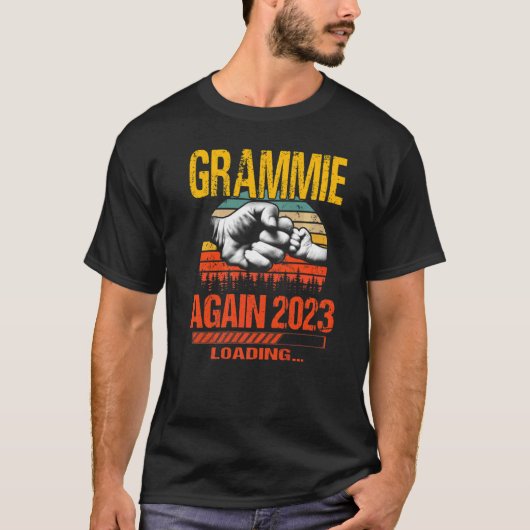 Grammie Wieder Est 2023 Loading Future New Father' T-Shirt (Vorderseite)
