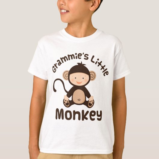 Grammies kleiner Affe T-Shirt (Vorderseite)
