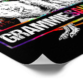 Grammiesaurus Dinosaur Grammie Saurus Matching Tie Poster (Ecke)