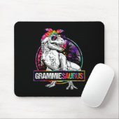 Grammiesaurus Dinosaur Grammie Saurus passende Kra Mousepad (Mit Mouse)