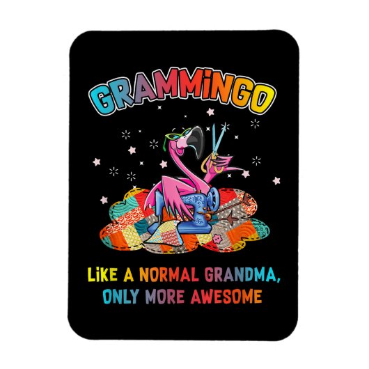 Grammingo Like A Normal Grandma Quilting Magnet (Vertikal)