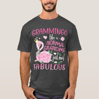 Grammingo wie ein normales Oma Flamingo T-Shirt