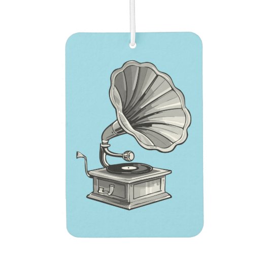 Grammophon Autolufterfrischer (Vorderseite)