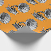 Grammophon Geschenkpapier (Ecke)