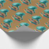 Grammophon Geschenkpapier (Ecke)