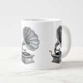 Grammophon Jumbo-Tasse (Vorderseite Rechts)