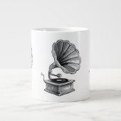 Grammophon Jumbo-Tasse (Vorderseite)