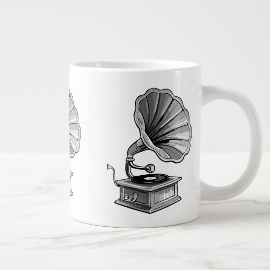 Grammophon Jumbo-Tasse (Rechts)