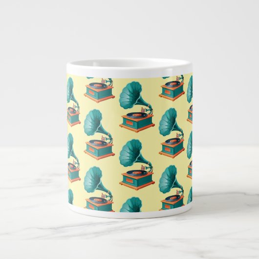 Grammophon Jumbo-Tasse (Vorderseite)