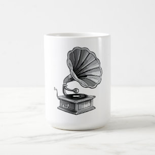 Grammophon Kaffeetasse