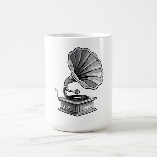 Grammophon Kaffeetasse (Mittel)