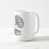 Grammophon Kaffeetasse (VorderseiteRechts)