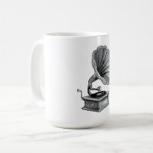 Grammophon Kaffeetasse (Vorderseite Links)