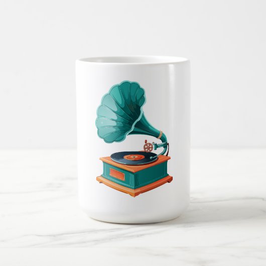 Grammophon Kaffeetasse (Mittel)