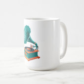 Grammophon Kaffeetasse (VorderseiteRechts)