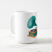 Grammophon Kaffeetasse (Vorderseite Links)