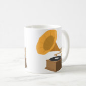 Grammophon Kaffeetasse (VorderseiteRechts)