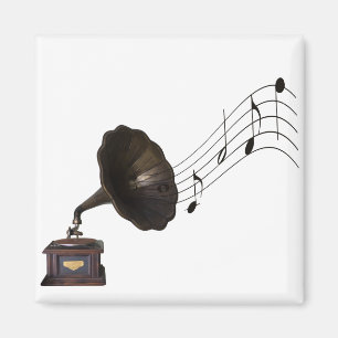 Grammophon Magnet