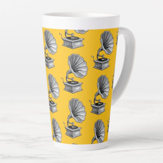 Grammophon Milchtasse (Rechte Ecke)