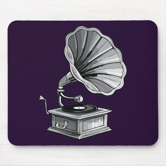 Grammophon Mousepad (Vorne)