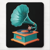 Grammophon Mousepad (Vorne)