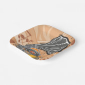 Grammophon Pappteller (Gewinkelt)