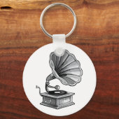 Grammophon Schlüsselanhänger (Vorderseite)