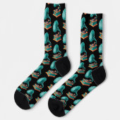 Grammophon Socken (Linkes Detail)