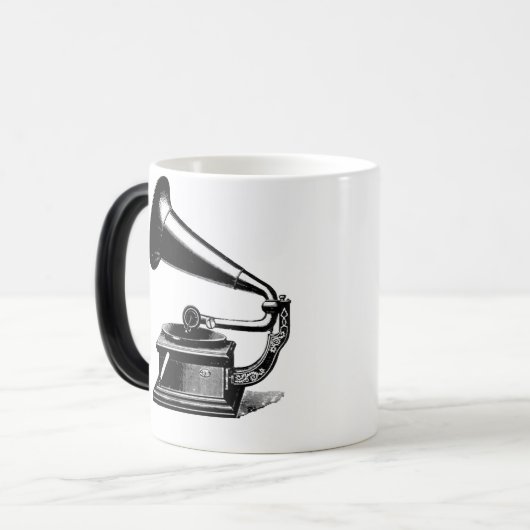 Grammophon-Tasse Verwandlungstasse (Vorderseite Links)
