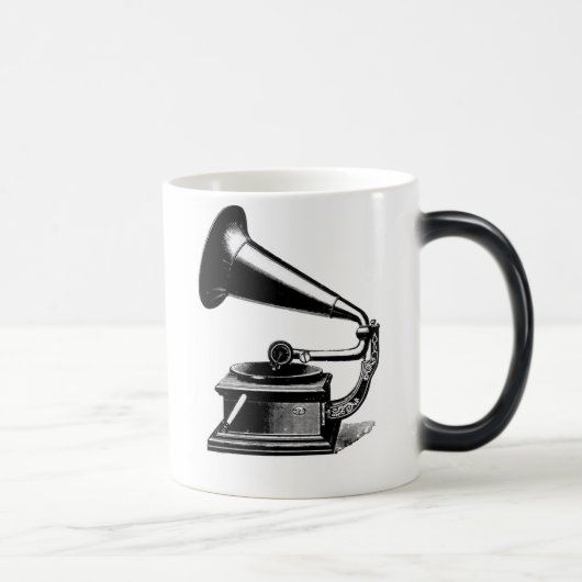 Grammophon-Tasse Verwandlungstasse (Rechts)