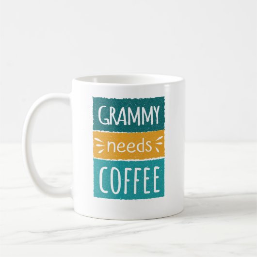 Grammy braucht Kaffee Tasse (Links)