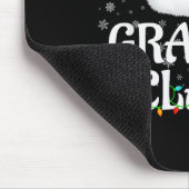 Grammy Claus Christmas Lights Santa Pajama Family  Mousepad (Ecke)