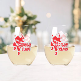 Grammy Claus Humorvoll Weinglas Ohne Stiel