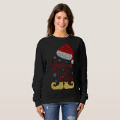 Grammy Claus Matching Weihnachten Weihnachten Weih Sweatshirt (Vorne ganz)