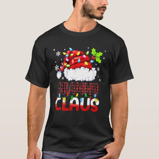 Grammy Claus Xmas Familie Matching Oma Funny Ch T-Shirt (Vorderseite)