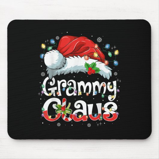 Grammy Claus Xmas Santa Matching Family Christmas  Mousepad (Vorne)