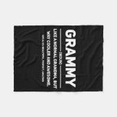 Grammy Definition First Time Grammy Promoted To Gr Fleecedecke (Vorderseite (Horizontal))