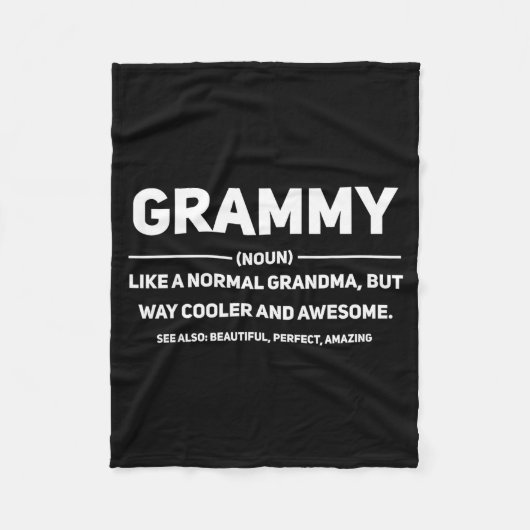 Grammy Definition First Time Grammy Promoted To Gr Fleecedecke (Vorderseite)