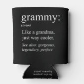 Grammy Definition, Oma, Nana-Geschenk Dosenkühler (Rückseite)