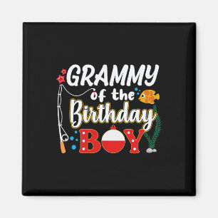 Grammy der Jungfischen Angelfamilie Matching Magnet